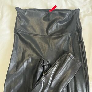 Spanx leather leggings